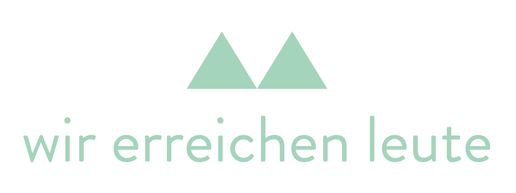 Logo Wir erreichen Leute aus Köln in Türkis!